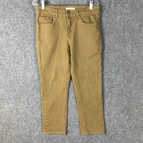 Stitches & Rivets Jeans Men's 30x30 Denim Stretch Brown Cotton - Picture 1 of 12